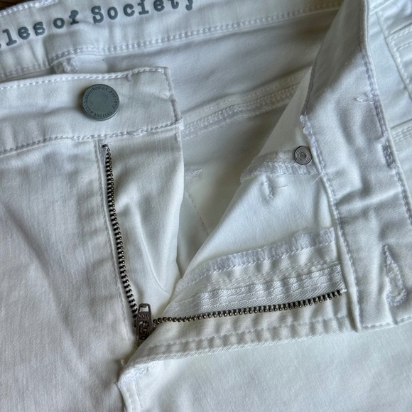 Articles of Society White Skinny Casual Pocket Stretch Jeans Size 27 - Picture 4 of 12